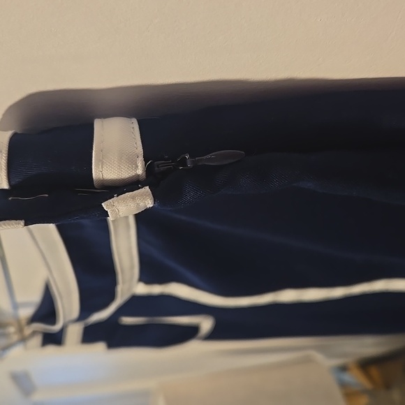 Izod Golf Navy Skirt with White Accent Trim - Picture 4 of 11